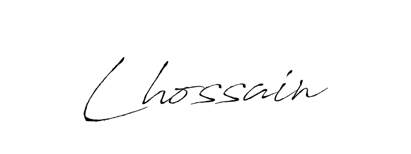 Also we have Lhossain name is the best signature style. Create professional handwritten signature collection using Antro_Vectra autograph style. Lhossain signature style 6 images and pictures png