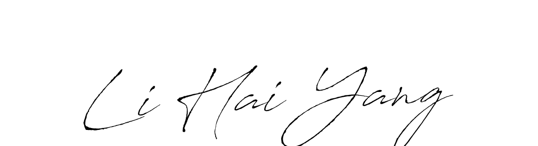 It looks lik you need a new signature style for name Li Hai Yang. Design unique handwritten (Antro_Vectra) signature with our free signature maker in just a few clicks. Li Hai Yang signature style 6 images and pictures png