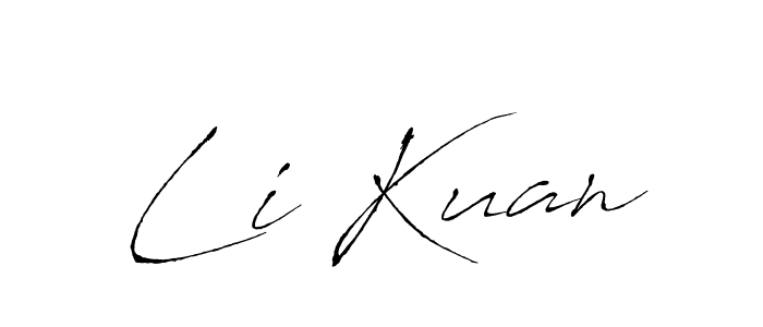if you are searching for the best signature style for your name Li Kuan. so please give up your signature search. here we have designed multiple signature styles  using Antro_Vectra. Li Kuan signature style 6 images and pictures png
