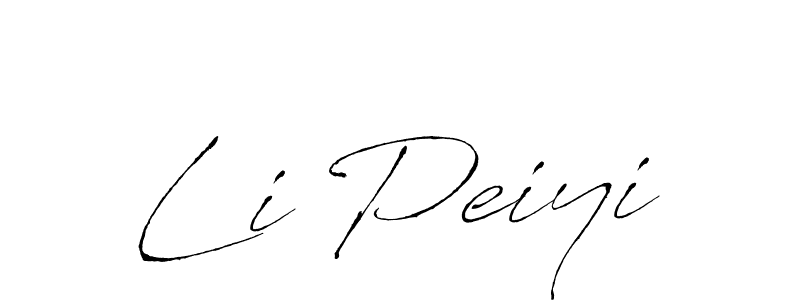 Create a beautiful signature design for name Li Peiyi. With this signature (Antro_Vectra) fonts, you can make a handwritten signature for free. Li Peiyi signature style 6 images and pictures png
