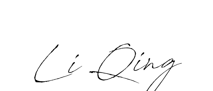 This is the best signature style for the Li Qing name. Also you like these signature font (Antro_Vectra). Mix name signature. Li Qing signature style 6 images and pictures png
