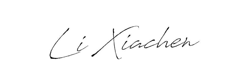 Antro_Vectra is a professional signature style that is perfect for those who want to add a touch of class to their signature. It is also a great choice for those who want to make their signature more unique. Get Li Xiachen name to fancy signature for free. Li Xiachen signature style 6 images and pictures png