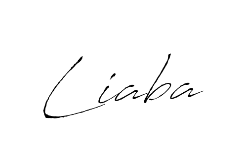 Once you've used our free online signature maker to create your best signature Antro_Vectra style, it's time to enjoy all of the benefits that Liaba name signing documents. Liaba signature style 6 images and pictures png