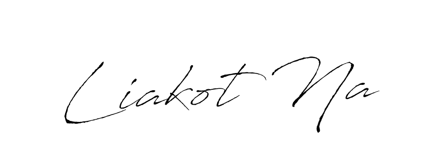 Design your own signature with our free online signature maker. With this signature software, you can create a handwritten (Antro_Vectra) signature for name Liakot Na. Liakot Na signature style 6 images and pictures png