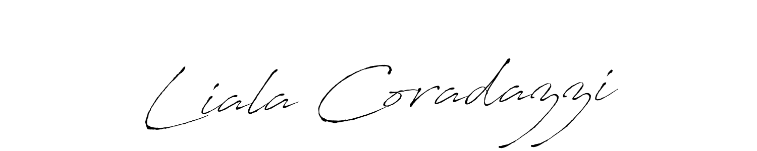 Make a beautiful signature design for name Liala Coradazzi. With this signature (Antro_Vectra) style, you can create a handwritten signature for free. Liala Coradazzi signature style 6 images and pictures png