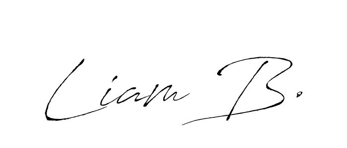 Also You can easily find your signature by using the search form. We will create Liam B. name handwritten signature images for you free of cost using Antro_Vectra sign style. Liam B. signature style 6 images and pictures png