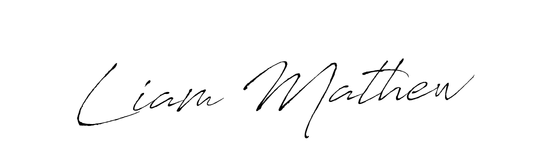 Also You can easily find your signature by using the search form. We will create Liam Mathew name handwritten signature images for you free of cost using Antro_Vectra sign style. Liam Mathew signature style 6 images and pictures png