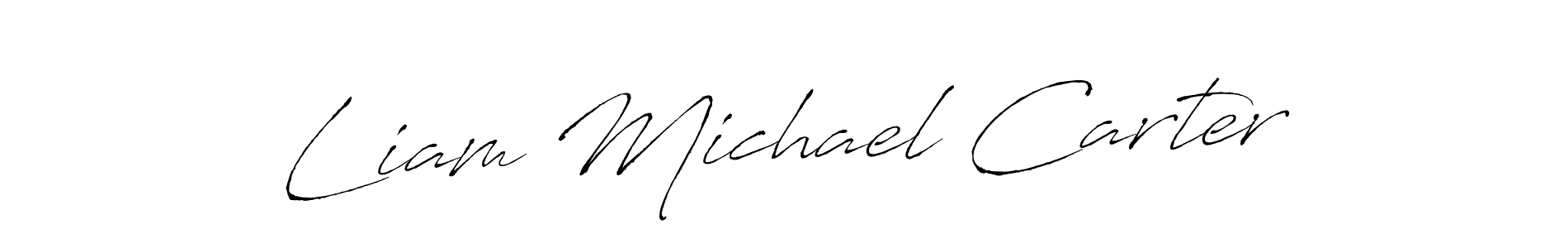 Once you've used our free online signature maker to create your best signature Antro_Vectra style, it's time to enjoy all of the benefits that Liam Michael Carter name signing documents. Liam Michael Carter signature style 6 images and pictures png