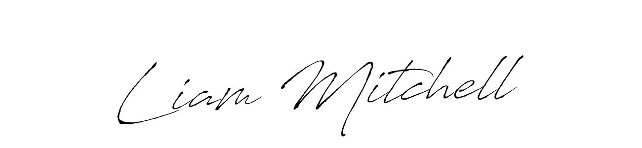 Use a signature maker to create a handwritten signature online. With this signature software, you can design (Antro_Vectra) your own signature for name Liam Mitchell. Liam Mitchell signature style 6 images and pictures png