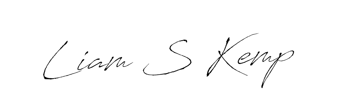 How to make Liam S Kemp signature? Antro_Vectra is a professional autograph style. Create handwritten signature for Liam S Kemp name. Liam S Kemp signature style 6 images and pictures png