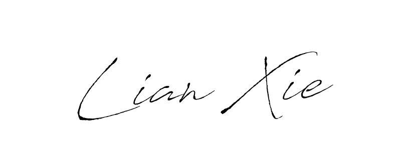 Antro_Vectra is a professional signature style that is perfect for those who want to add a touch of class to their signature. It is also a great choice for those who want to make their signature more unique. Get Lian Xie name to fancy signature for free. Lian Xie signature style 6 images and pictures png