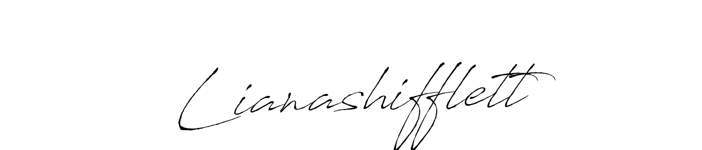 The best way (Antro_Vectra) to make a short signature is to pick only two or three words in your name. The name Lianashifflett include a total of six letters. For converting this name. Lianashifflett signature style 6 images and pictures png