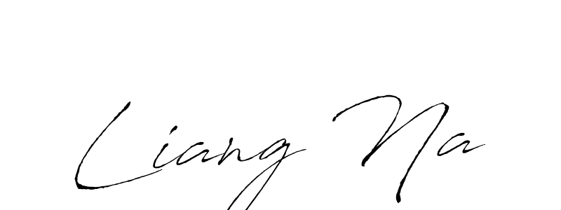 The best way (Antro_Vectra) to make a short signature is to pick only two or three words in your name. The name Liang Na include a total of six letters. For converting this name. Liang Na signature style 6 images and pictures png