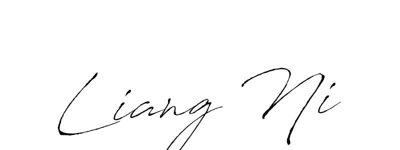 How to Draw Liang Ni signature style? Antro_Vectra is a latest design signature styles for name Liang Ni. Liang Ni signature style 6 images and pictures png