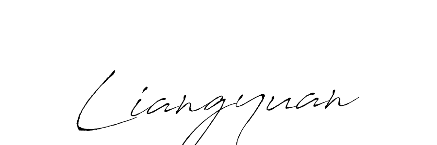 Make a beautiful signature design for name Liangyuan. With this signature (Antro_Vectra) style, you can create a handwritten signature for free. Liangyuan signature style 6 images and pictures png