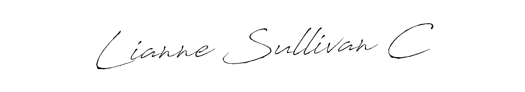 Once you've used our free online signature maker to create your best signature Antro_Vectra style, it's time to enjoy all of the benefits that Lianne Sullivan C name signing documents. Lianne Sullivan C signature style 6 images and pictures png