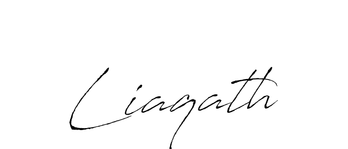 Also we have Liaqath name is the best signature style. Create professional handwritten signature collection using Antro_Vectra autograph style. Liaqath signature style 6 images and pictures png