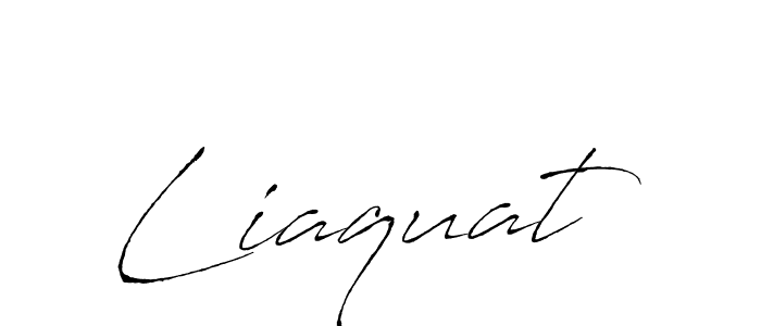 How to make Liaquat signature? Antro_Vectra is a professional autograph style. Create handwritten signature for Liaquat name. Liaquat signature style 6 images and pictures png