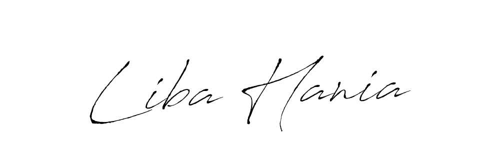 Similarly Antro_Vectra is the best handwritten signature design. Signature creator online .You can use it as an online autograph creator for name Liba Hania. Liba Hania signature style 6 images and pictures png