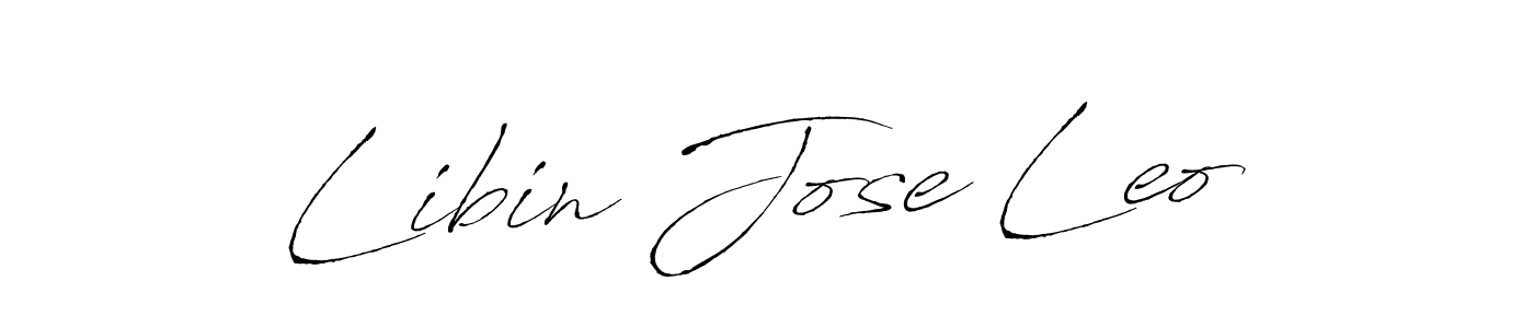 You should practise on your own different ways (Antro_Vectra) to write your name (Libin Jose Leo) in signature. don't let someone else do it for you. Libin Jose Leo signature style 6 images and pictures png