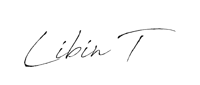 Similarly Antro_Vectra is the best handwritten signature design. Signature creator online .You can use it as an online autograph creator for name Libin T. Libin T signature style 6 images and pictures png