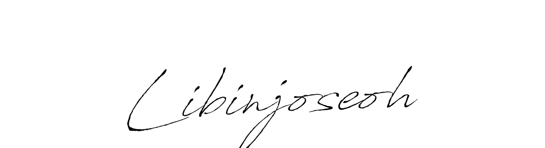 How to make Libinjoseoh signature? Antro_Vectra is a professional autograph style. Create handwritten signature for Libinjoseoh name. Libinjoseoh signature style 6 images and pictures png