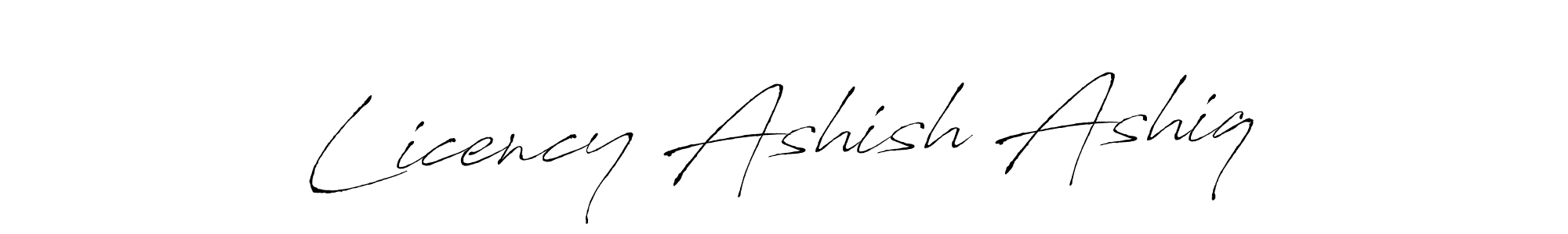 You can use this online signature creator to create a handwritten signature for the name Licency Ashish Ashiq. This is the best online autograph maker. Licency Ashish Ashiq signature style 6 images and pictures png