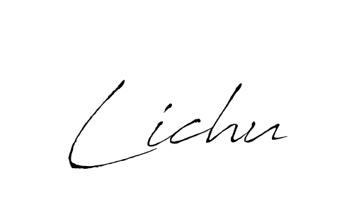 How to make Lichu name signature. Use Antro_Vectra style for creating short signs online. This is the latest handwritten sign. Lichu signature style 6 images and pictures png