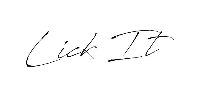 Make a short Lick It signature style. Manage your documents anywhere anytime using Antro_Vectra. Create and add eSignatures, submit forms, share and send files easily. Lick It signature style 6 images and pictures png