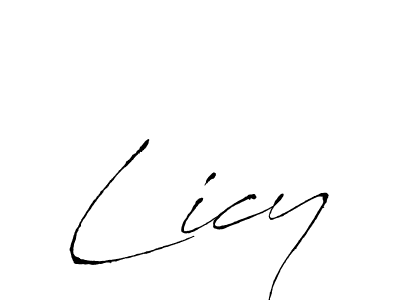 Also You can easily find your signature by using the search form. We will create Licy name handwritten signature images for you free of cost using Antro_Vectra sign style. Licy signature style 6 images and pictures png