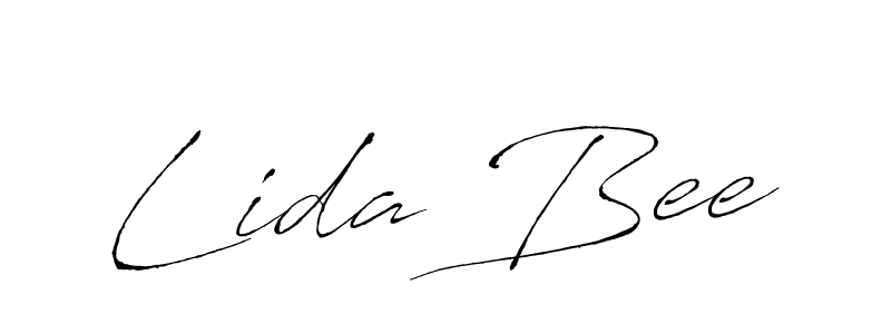 You should practise on your own different ways (Antro_Vectra) to write your name (Lida Bee) in signature. don't let someone else do it for you. Lida Bee signature style 6 images and pictures png