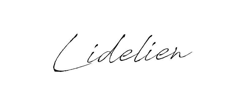 if you are searching for the best signature style for your name Lidelien. so please give up your signature search. here we have designed multiple signature styles  using Antro_Vectra. Lidelien signature style 6 images and pictures png