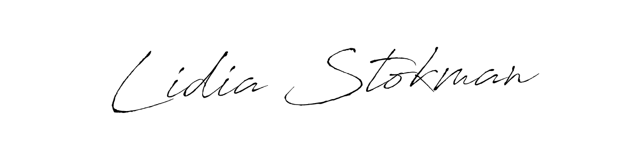 How to make Lidia Stokman signature? Antro_Vectra is a professional autograph style. Create handwritten signature for Lidia Stokman name. Lidia Stokman signature style 6 images and pictures png