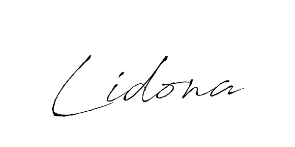 How to make Lidona name signature. Use Antro_Vectra style for creating short signs online. This is the latest handwritten sign. Lidona signature style 6 images and pictures png