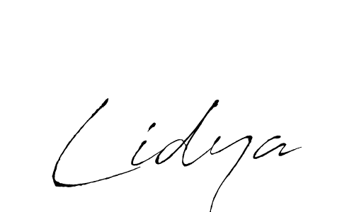 You should practise on your own different ways (Antro_Vectra) to write your name (Lidya) in signature. don't let someone else do it for you. Lidya signature style 6 images and pictures png