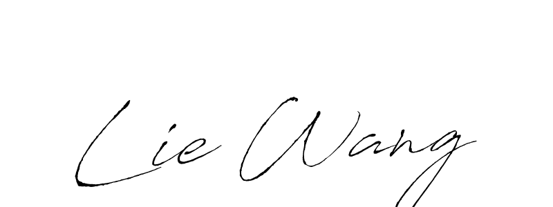 Also You can easily find your signature by using the search form. We will create Lie Wang name handwritten signature images for you free of cost using Antro_Vectra sign style. Lie Wang signature style 6 images and pictures png