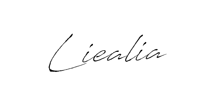 Also we have Liealia name is the best signature style. Create professional handwritten signature collection using Antro_Vectra autograph style. Liealia signature style 6 images and pictures png