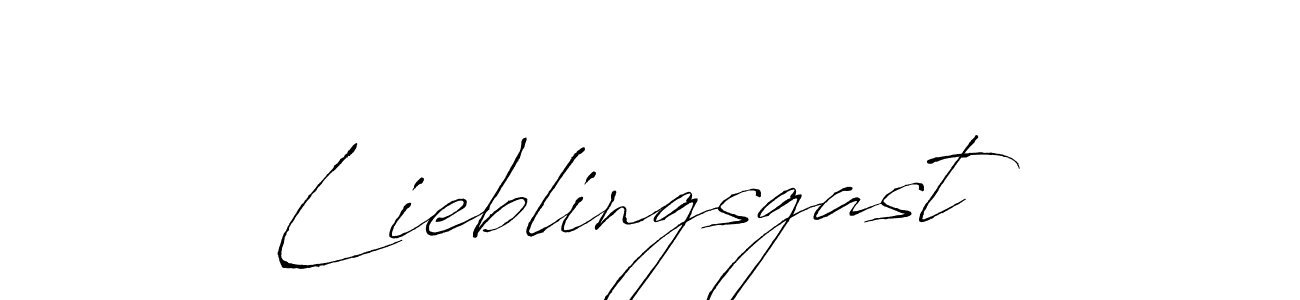 Make a beautiful signature design for name Lieblingsgast. With this signature (Antro_Vectra) style, you can create a handwritten signature for free. Lieblingsgast signature style 6 images and pictures png