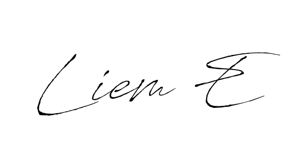 How to Draw Liem E signature style? Antro_Vectra is a latest design signature styles for name Liem E. Liem E signature style 6 images and pictures png