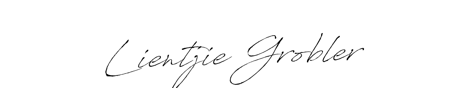 You can use this online signature creator to create a handwritten signature for the name Lientjie Grobler. This is the best online autograph maker. Lientjie Grobler signature style 6 images and pictures png