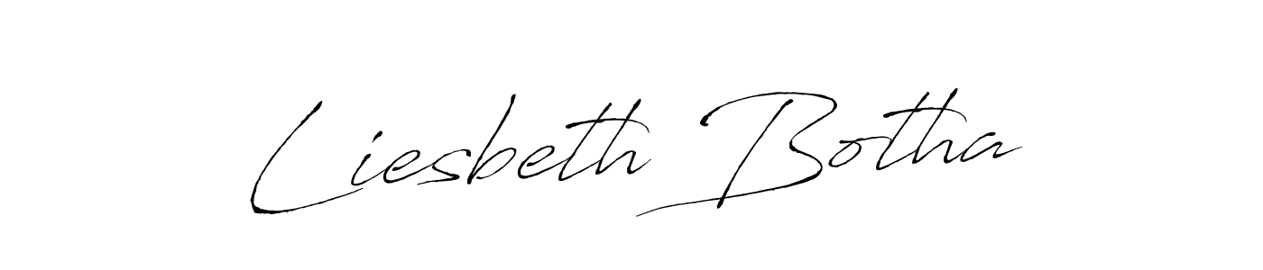Also You can easily find your signature by using the search form. We will create Liesbeth Botha name handwritten signature images for you free of cost using Antro_Vectra sign style. Liesbeth Botha signature style 6 images and pictures png