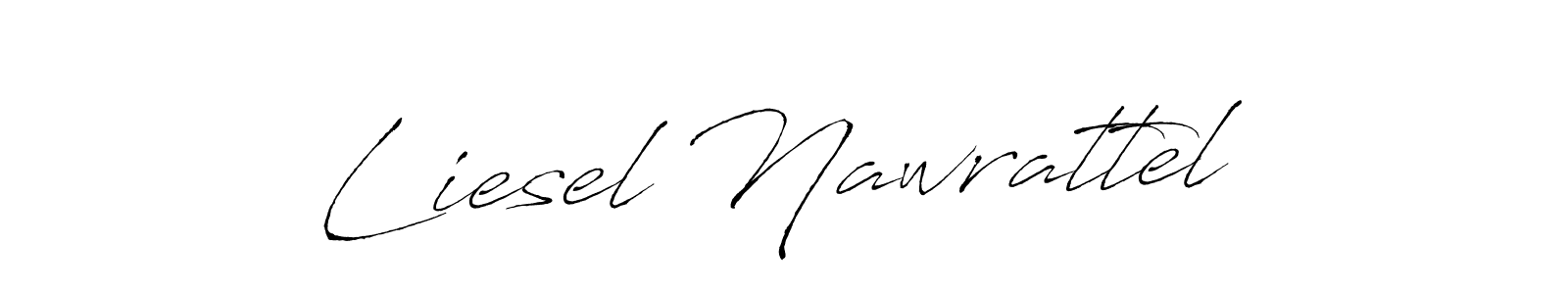 Make a beautiful signature design for name Liesel Nawrattel. With this signature (Antro_Vectra) style, you can create a handwritten signature for free. Liesel Nawrattel signature style 6 images and pictures png