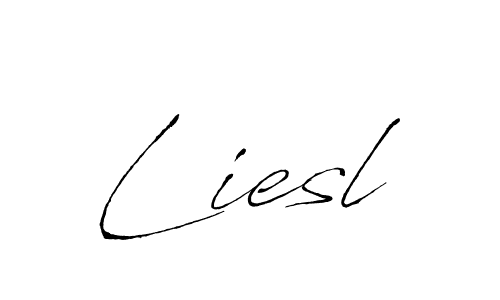 You should practise on your own different ways (Antro_Vectra) to write your name (Liesl) in signature. don't let someone else do it for you. Liesl signature style 6 images and pictures png