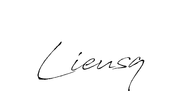 How to make Lieusq signature? Antro_Vectra is a professional autograph style. Create handwritten signature for Lieusq name. Lieusq signature style 6 images and pictures png