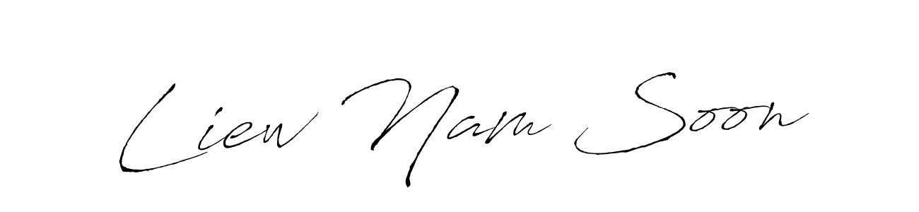 Make a short Liew Nam Soon signature style. Manage your documents anywhere anytime using Antro_Vectra. Create and add eSignatures, submit forms, share and send files easily. Liew Nam Soon signature style 6 images and pictures png