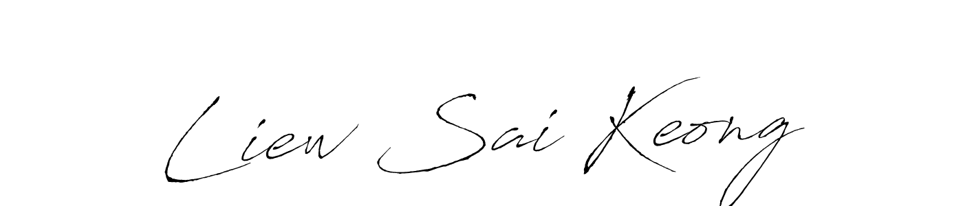 How to make Liew Sai Keong signature? Antro_Vectra is a professional autograph style. Create handwritten signature for Liew Sai Keong name. Liew Sai Keong signature style 6 images and pictures png