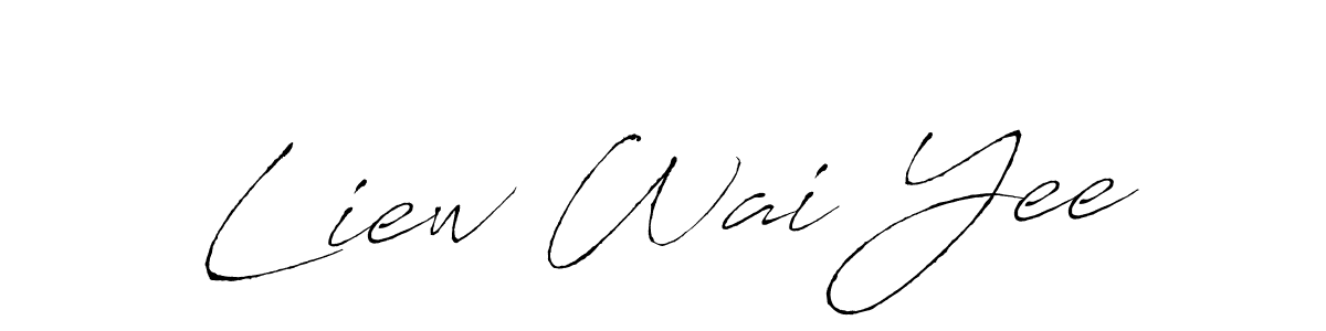 Antro_Vectra is a professional signature style that is perfect for those who want to add a touch of class to their signature. It is also a great choice for those who want to make their signature more unique. Get Liew Wai Yee name to fancy signature for free. Liew Wai Yee signature style 6 images and pictures png