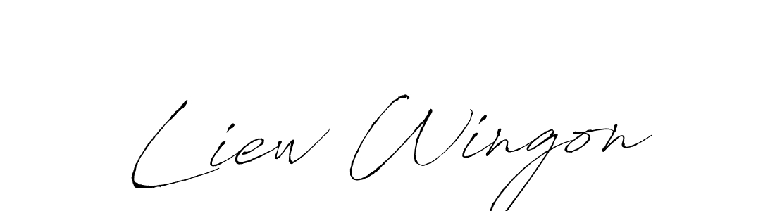 if you are searching for the best signature style for your name Liew Wingon. so please give up your signature search. here we have designed multiple signature styles  using Antro_Vectra. Liew Wingon signature style 6 images and pictures png