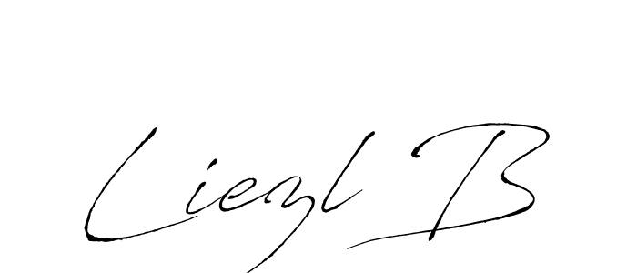 It looks lik you need a new signature style for name Liezl B. Design unique handwritten (Antro_Vectra) signature with our free signature maker in just a few clicks. Liezl B signature style 6 images and pictures png