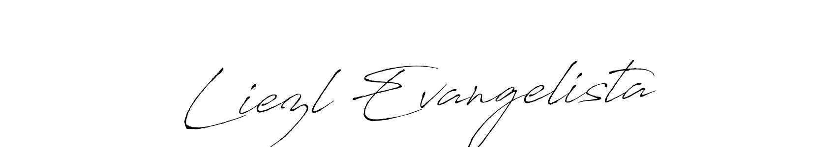 Design your own signature with our free online signature maker. With this signature software, you can create a handwritten (Antro_Vectra) signature for name Liezl Evangelista. Liezl Evangelista signature style 6 images and pictures png